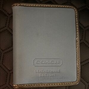 Coach Leatherware Blue Wallet